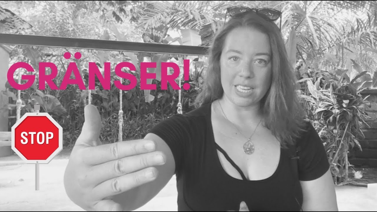 Jag lär dig sätta gränser!