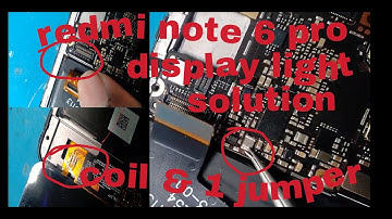 Mi redmi note 6 pro display light solution/ 100% tested & working/water damage
