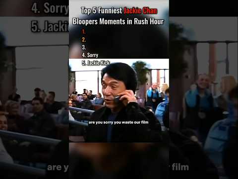 Top 5 Funniest Jackie Chan Bloopers Moments in Rush Hour 😂