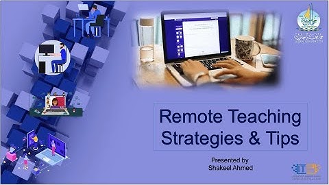 Remote Teaching Strategies & Tips | JU Trainings 2021 | eLearning Trainer | ELT