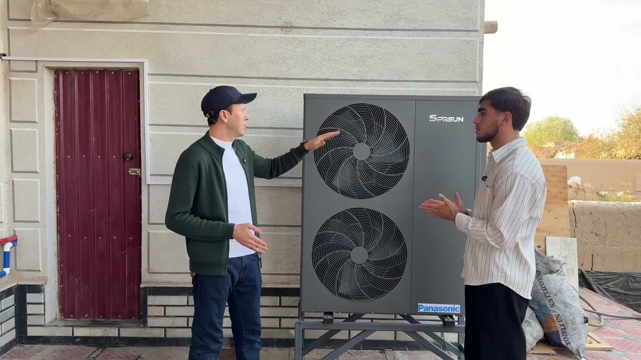 🔥 Issiqlik nasosi – 3 BAROBAR ARZON isitish!Videoda biz o‘rnatilgan issiqlik nasosining ko’ring!