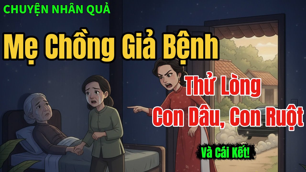 Mẹ Chồng Giả Bệnh Thử Lòng Con Ruột Bất Hiếu, Con Dâu Hiếu Thảo Cái Kết | Chuyện Nhân Quả