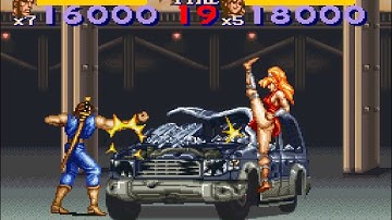 Final Fight 2 - SNES Longplay (2 Players: Carlos & Maki)