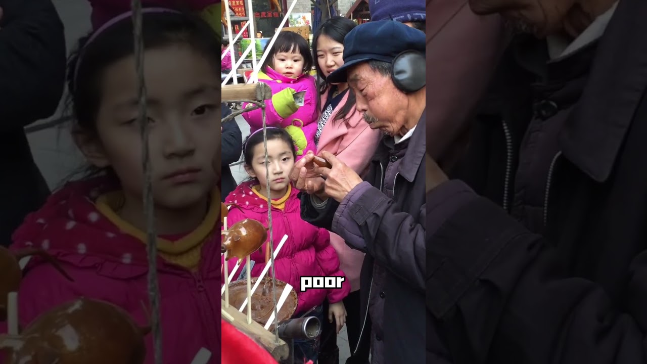 Amazing Chinese Sugar Candy Blowing Animals