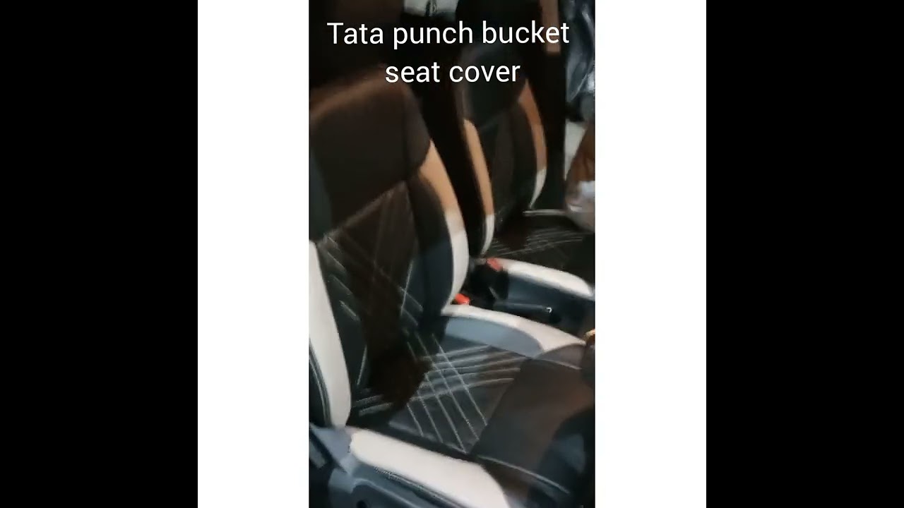 Tata punch bucket seat cover all accessories installation
