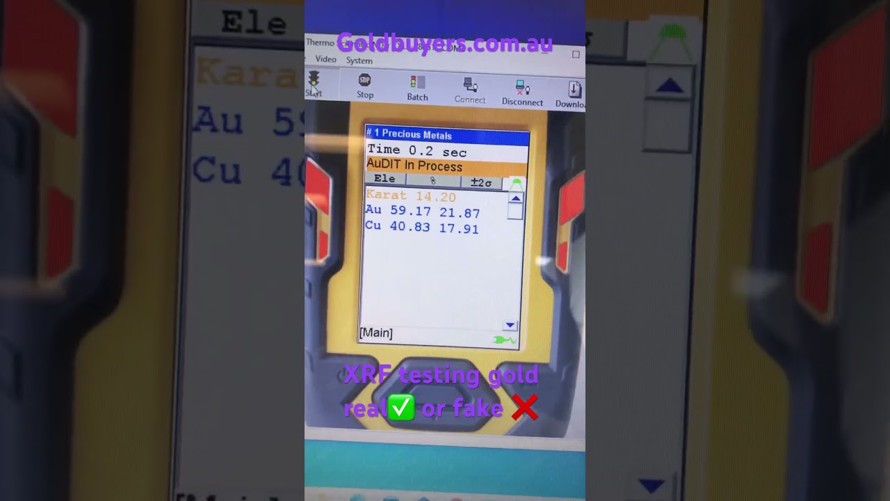 Gold testing XRF machine must watch real✅ or fake❌ 