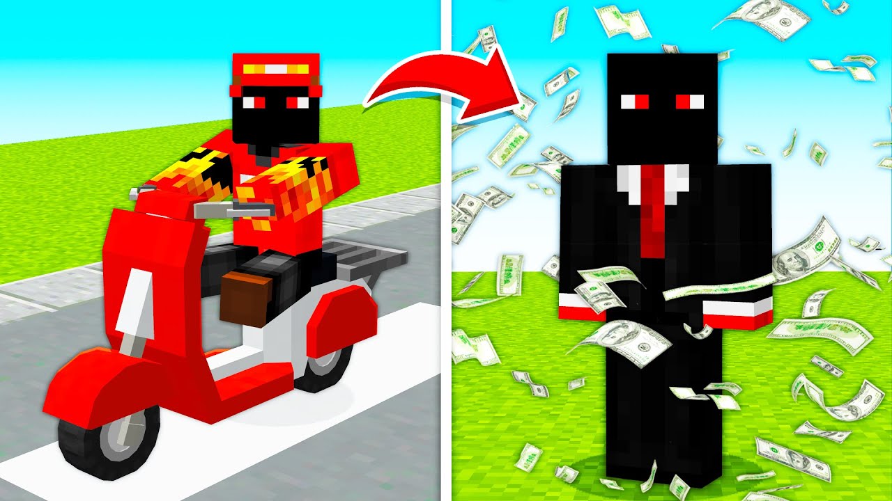 Я стал доставщиком еды в Minecraft!