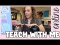 TEACH MIDDLE SCHOOL ALL DAY WITH ME | ONLINE