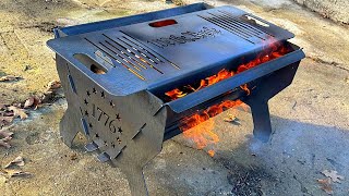 The Ultimate Portable Fire Pit (It's Also a Wood Fire Grill)