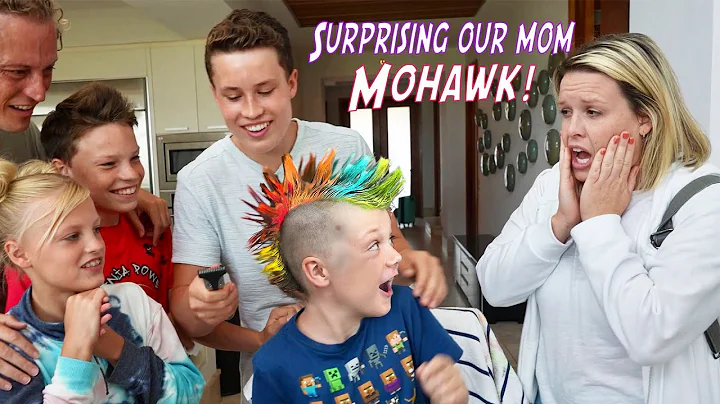 We gave our brother a Mohawk! Mom is Shocked!
