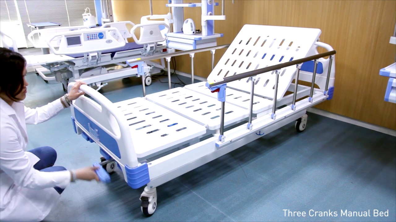 A3k5y Manual Hospital Icu Three Function Bed