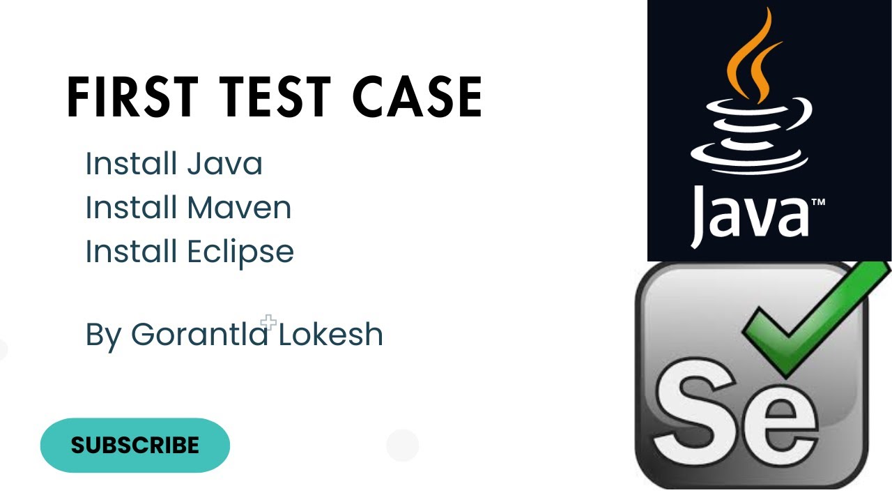 Учебник Selenium Java 2: Загрузка и установка Java и Maven | Создание первого тестового случая