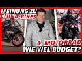 Welches Budget für's 1. Motorrad? 🤑 Meinung zu China-Motorrädern 🏍️🇨🇳 Beste 2-Teiler Lederkombi uvm!