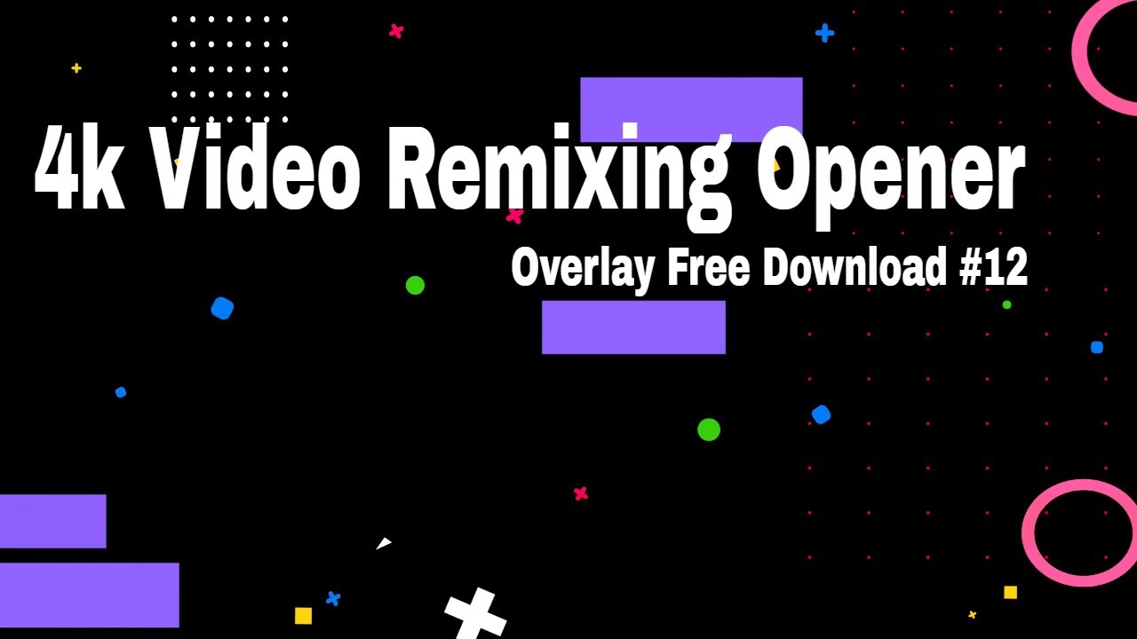 Black screen overlay effects || 4k Video Remixing Opener Overlay Free Download #12