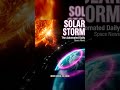 Solar Storm Glancing Earth | The Automated Daily #Shorts