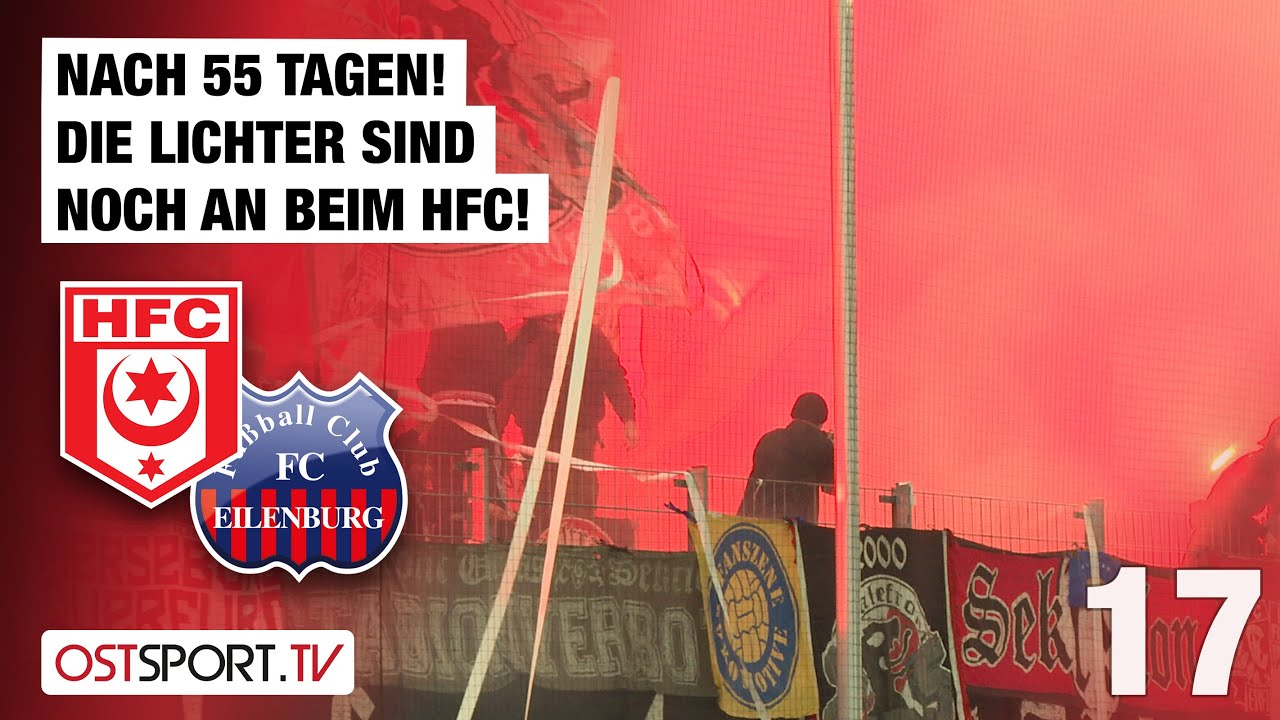 Nach 55 Tagen! Die Lichter sind noch an! Hallescher FC - FC Eilenburg | Regionalliga Nordost