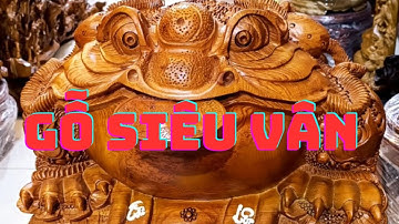 Mới hoàn thiện tượng thiềm thừ - cóc ba chân gỗ hương đá siêu vân