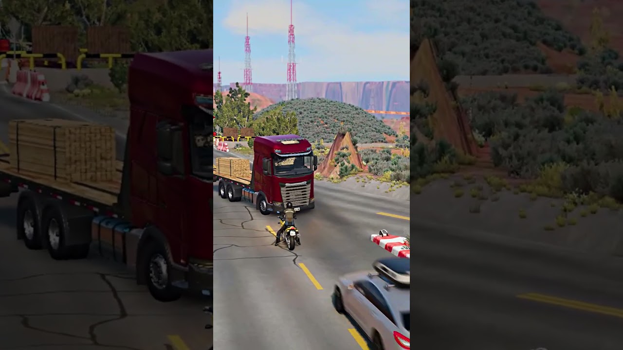 Realistic Highway Car Crashes 