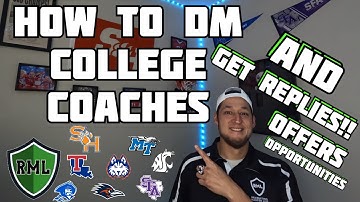 How To DM College Coaches on Twitter/X. Email & Get Replies! Scholarship Offers & Opportunities