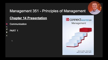 Part 1 - Lecture on Chapter 14: Communications