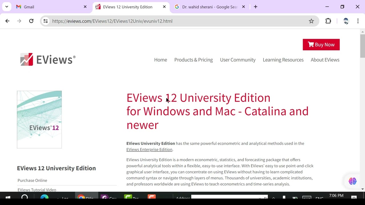 How to free download & Install Eviews