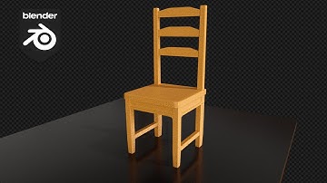 how to make a chair in 1 minute in blender
