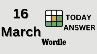 Today’s Wordle Answer Mar 16 #1731 | NYT Wordle Hints, Clues & Solution