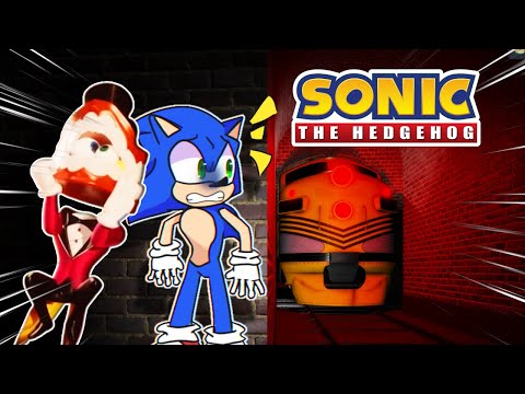 LOS TRENES SE DESCONTROLAN con sonic y caine