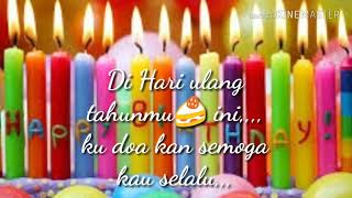 Story WA ucapan ulang tahun buat pacar  romantis