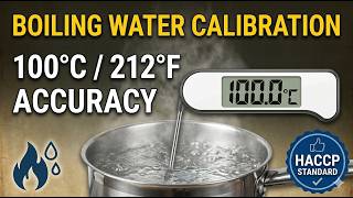 Thermometer Calibration: Boiling Water Method (HACCP Standard / Food Safety)