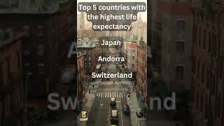 Top 5 Countries With The Highest Life Expectancy