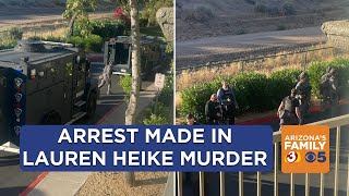 Man arrested in connection to Lauren Heike murder