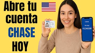 Como abrir tu cuenta de ahorros en CHASE Bank paso a paso 100 online