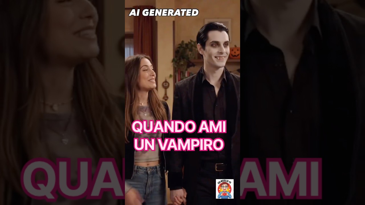 Meno male che ci ride! 😂 #funny #umorismo #vampiro #coppia #perte #videodivertenti #comicità #humor
