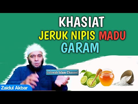 Dr Zaidul Akbar Air Garam Jeruk Nipis Madu Obat Batuk