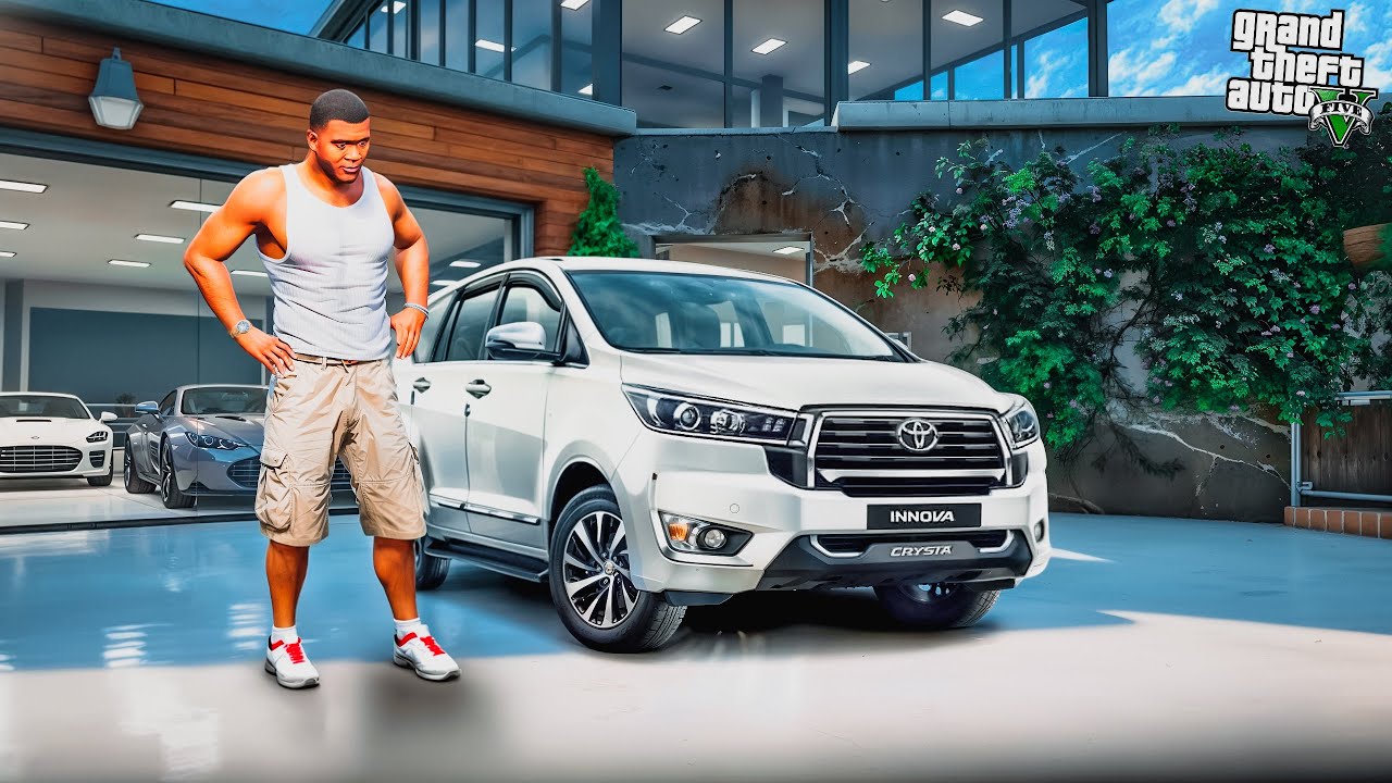 GTA 5: Franklin Imported New Indian Car Innova In Gta 5 