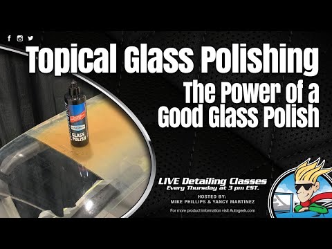 Glass polishing report on a product I purchased.