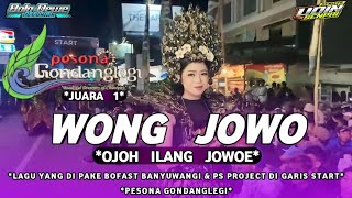 DJ WONG JOWO OJOH LALI JAWANE DJ YANG DI PAKE PS PROJECT X BOFAST BANYUWANGI PESONA GONDANGLEGI