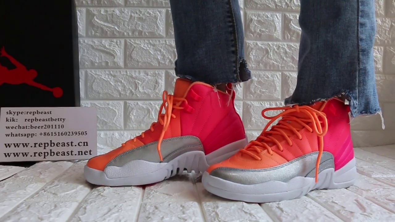 jordan 12 gs hot punch