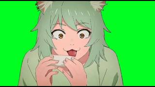 Yani Neko Anime Green Screen 