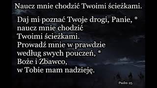 Psalm 25 Naucz Mnie Chodzić Twoimi Ścieżkami