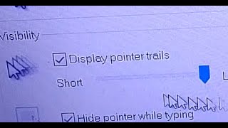 how to show mouse pointer trails in windows 10 laptop !! display pointer trails