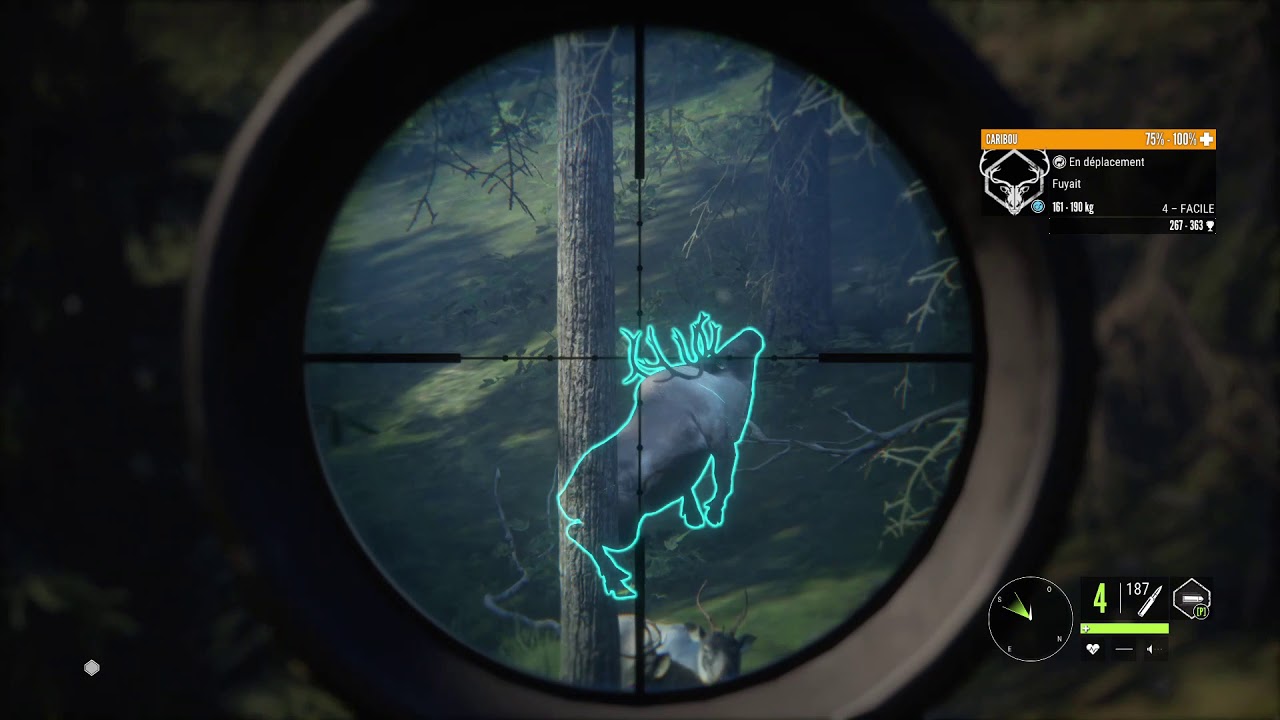 The hunter call of the wild карта животных