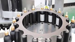 Lotion bottle filling capping line rotary bottling equipment 12nozzles filler