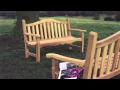 The hardwood Knaresborough bench The hardwood Knaresborough bench