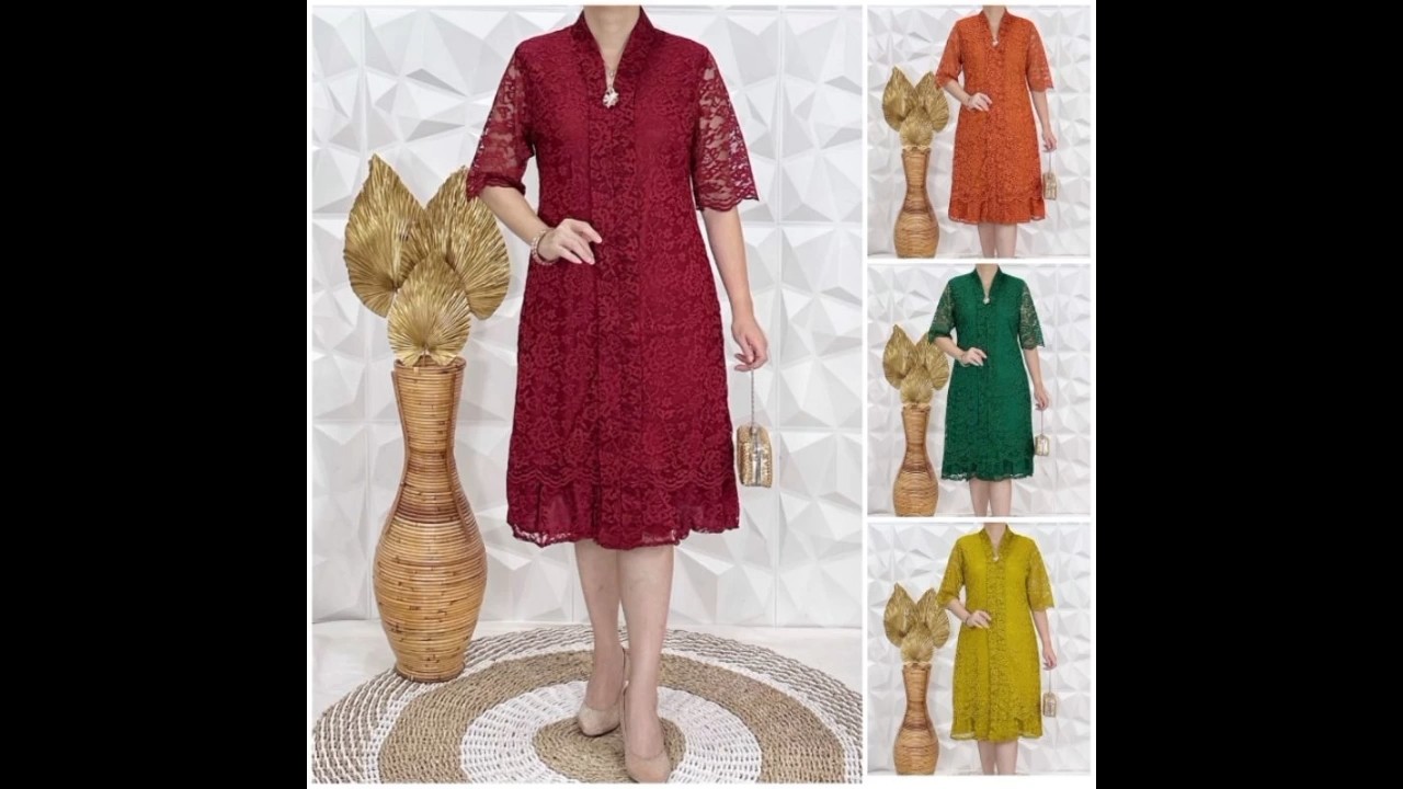 Dress Brokat modern