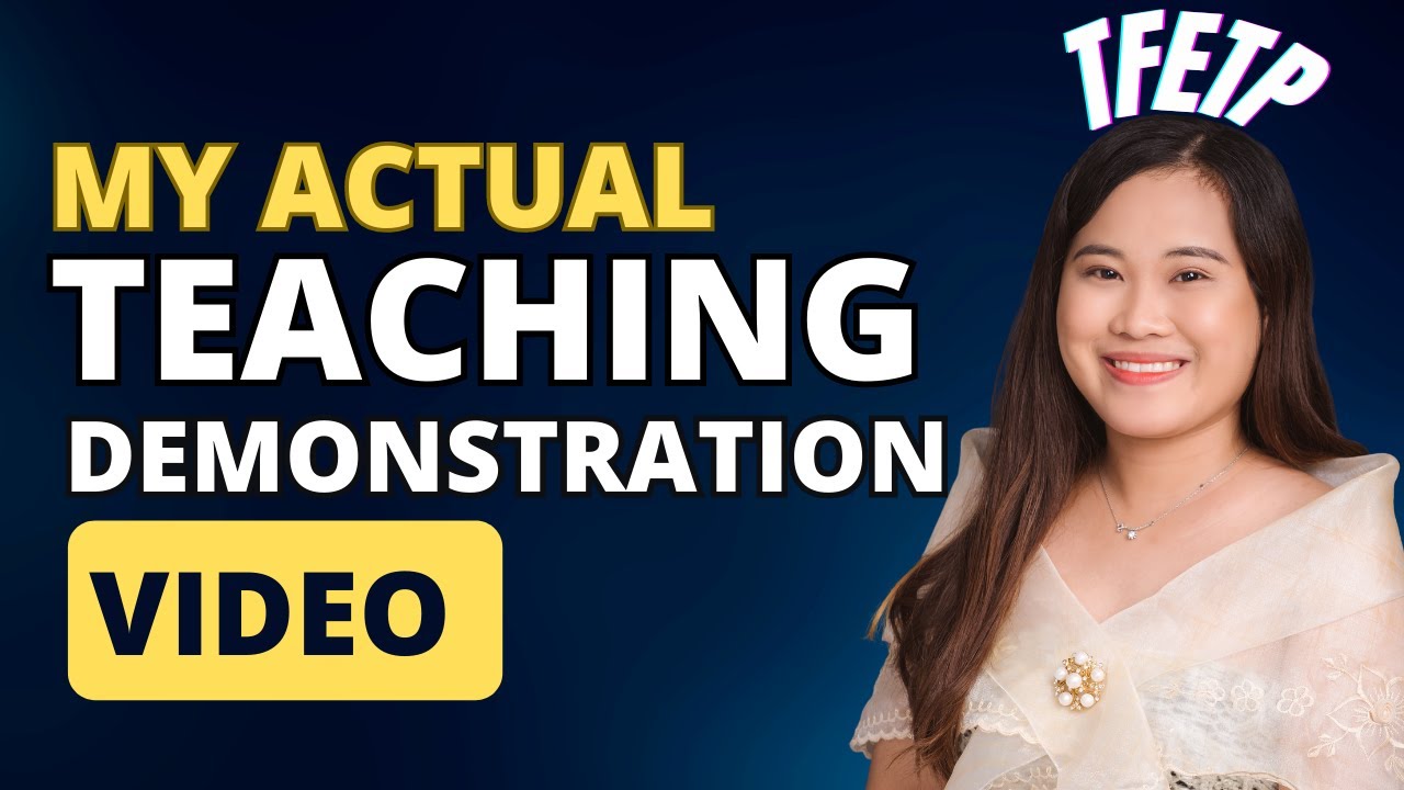MY ACTUAL TFETP TEACHING DEMO  