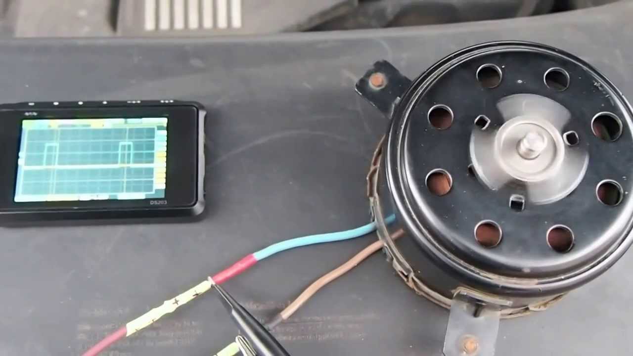 Presentation of work electric fan on bmw YouTube