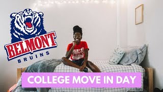COLLEGE MOVE-IN DAY VLOG| BELMONT UNIVERSITY| RA DORM