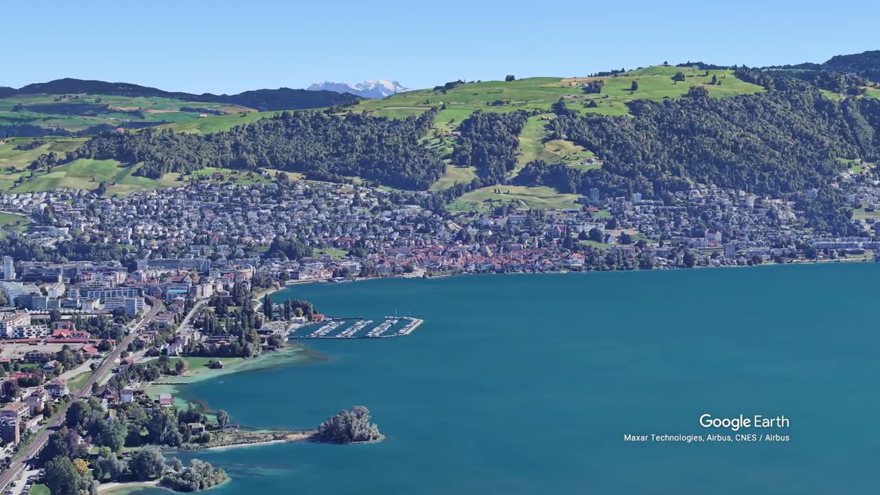 Zug View 3D Aerial Tour of Switzerland’s Crypto Valley in 4K